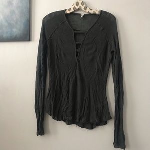 FREE PEOPLE • long sleeve top